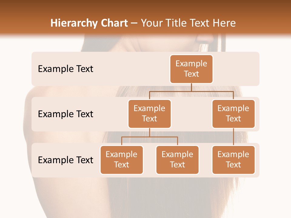 Caucasian Girl Glamour PowerPoint Template