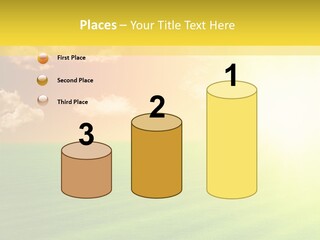 Cloudy Bright Orange PowerPoint Template