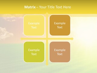 Cloudy Bright Orange PowerPoint Template