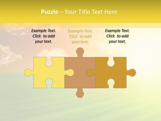 Cloudy Bright Orange PowerPoint Template