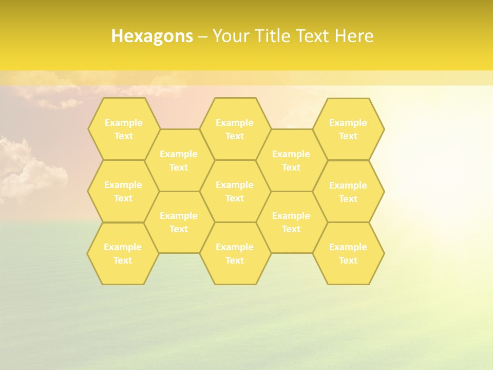 Cloudy Bright Orange PowerPoint Template