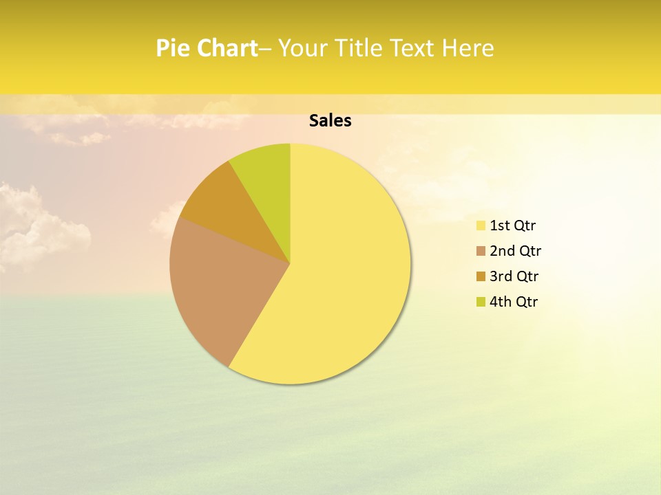Cloudy Bright Orange PowerPoint Template
