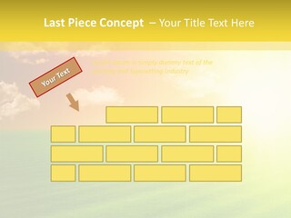 Cloudy Bright Orange PowerPoint Template