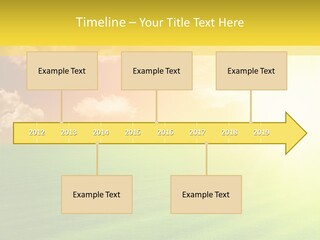 Cloudy Bright Orange PowerPoint Template