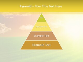 Cloudy Bright Orange PowerPoint Template