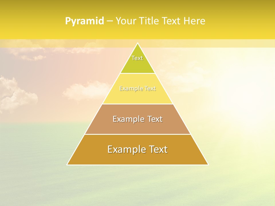 Cloudy Bright Orange PowerPoint Template