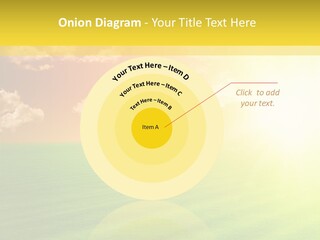 Cloudy Bright Orange PowerPoint Template
