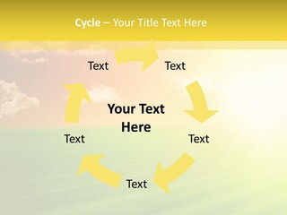 Cloudy Bright Orange PowerPoint Template