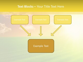 Cloudy Bright Orange PowerPoint Template
