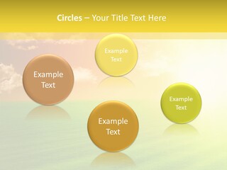 Cloudy Bright Orange PowerPoint Template