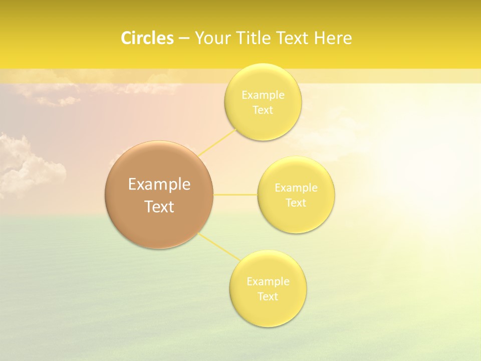 Cloudy Bright Orange PowerPoint Template