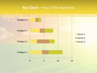 Cloudy Bright Orange PowerPoint Template