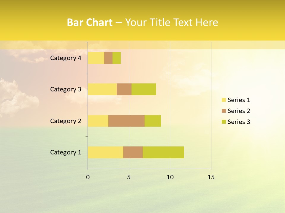 Cloudy Bright Orange PowerPoint Template
