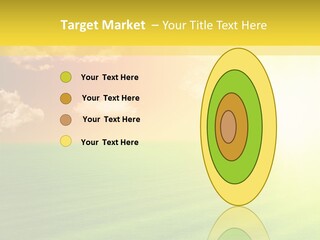 Cloudy Bright Orange PowerPoint Template