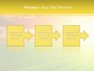 Cloudy Bright Orange PowerPoint Template