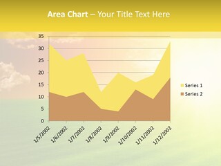 Cloudy Bright Orange PowerPoint Template