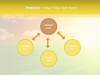 Cloudy Bright Orange PowerPoint Template