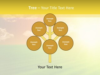 Cloudy Bright Orange PowerPoint Template