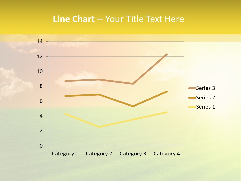 Cloudy Bright Orange PowerPoint Template