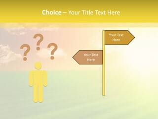 Cloudy Bright Orange PowerPoint Template