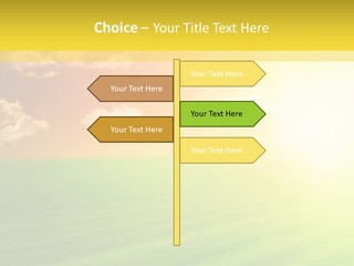 Cloudy Bright Orange PowerPoint Template