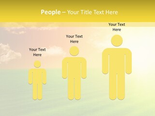 Cloudy Bright Orange PowerPoint Template