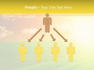 Cloudy Bright Orange PowerPoint Template