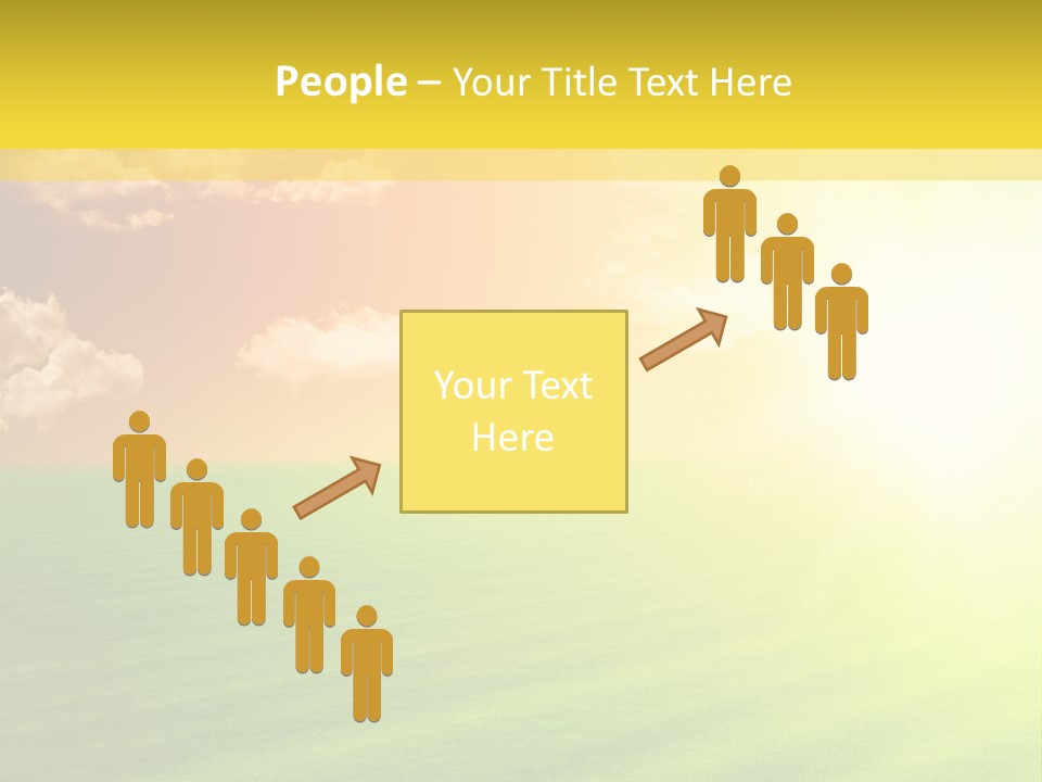 Cloudy Bright Orange PowerPoint Template