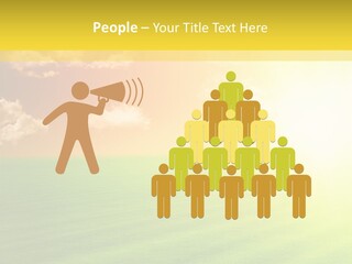 Cloudy Bright Orange PowerPoint Template