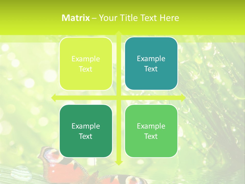 Closeup Weather Summer PowerPoint Template