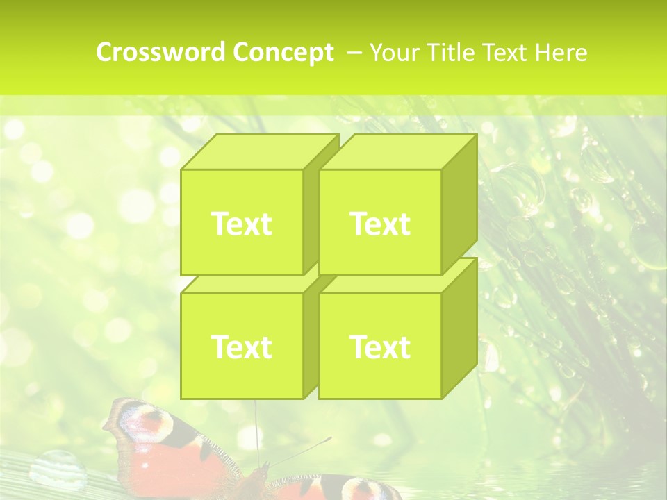 Closeup Weather Summer PowerPoint Template