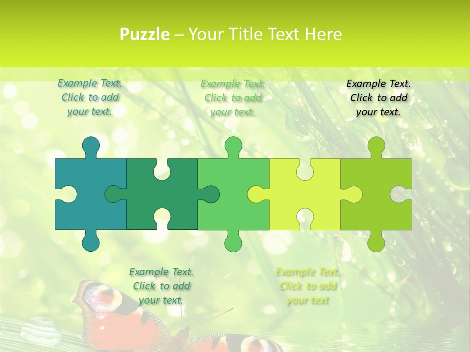 Closeup Weather Summer PowerPoint Template