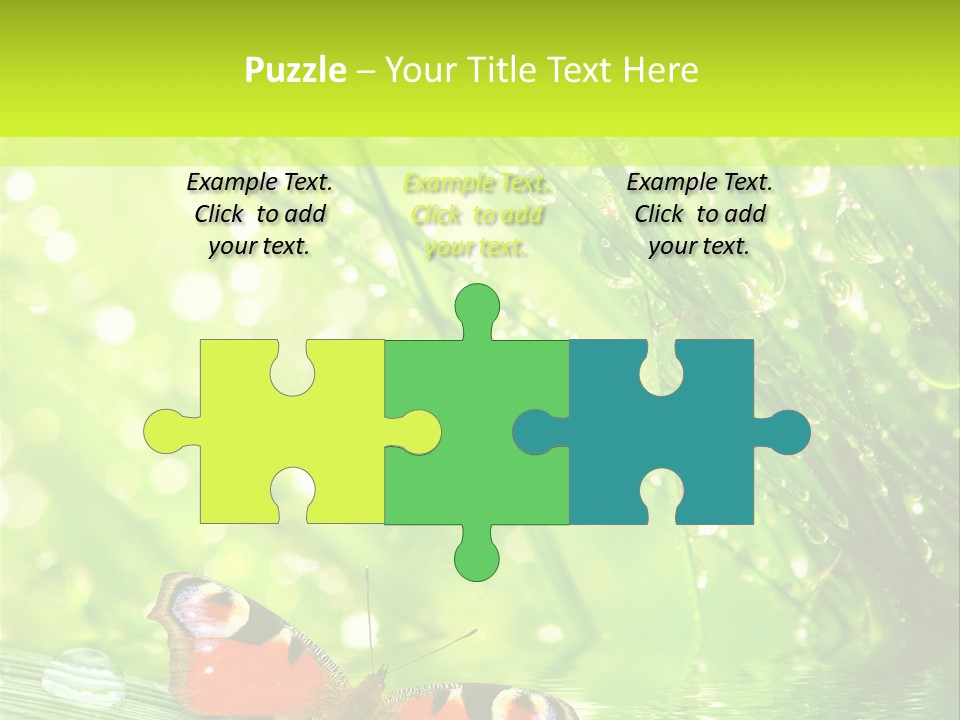 Closeup Weather Summer PowerPoint Template