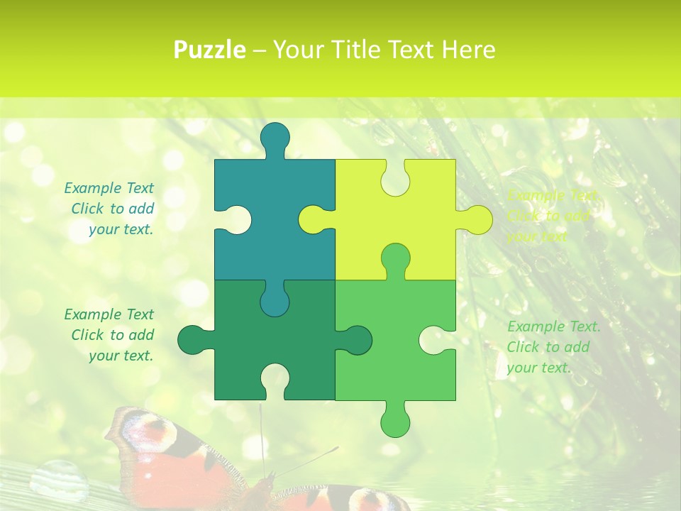 Closeup Weather Summer PowerPoint Template