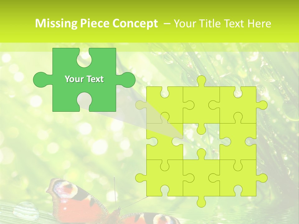 Closeup Weather Summer PowerPoint Template