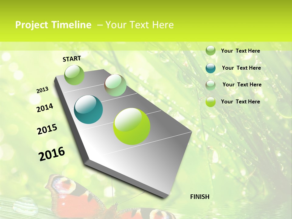 Closeup Weather Summer PowerPoint Template