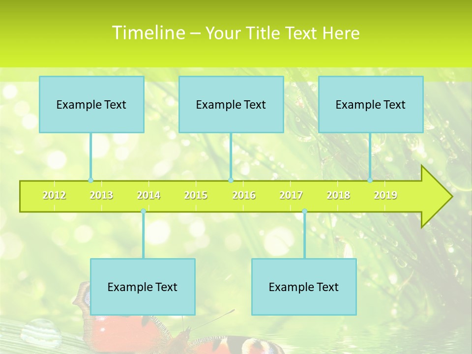 Closeup Weather Summer PowerPoint Template