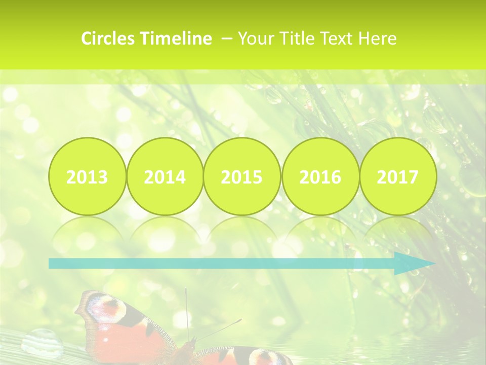 Closeup Weather Summer PowerPoint Template