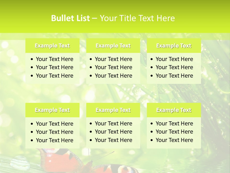 Closeup Weather Summer PowerPoint Template