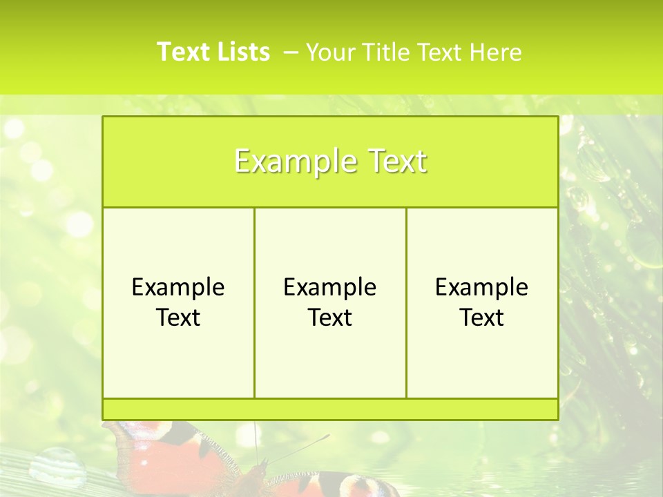 Closeup Weather Summer PowerPoint Template