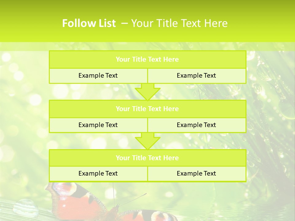Closeup Weather Summer PowerPoint Template