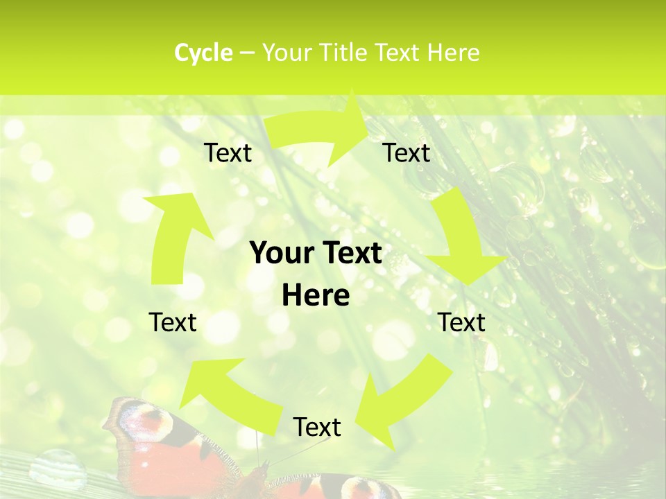 Closeup Weather Summer PowerPoint Template