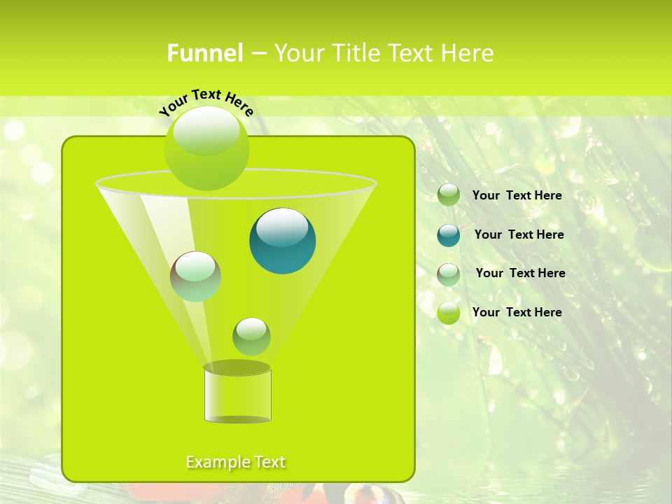 Closeup Weather Summer PowerPoint Template