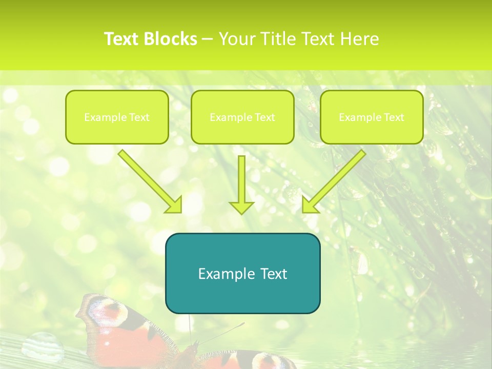 Closeup Weather Summer PowerPoint Template