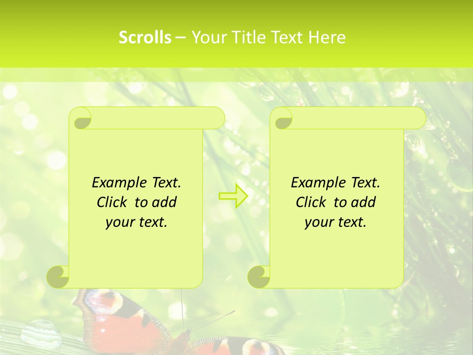 Closeup Weather Summer PowerPoint Template