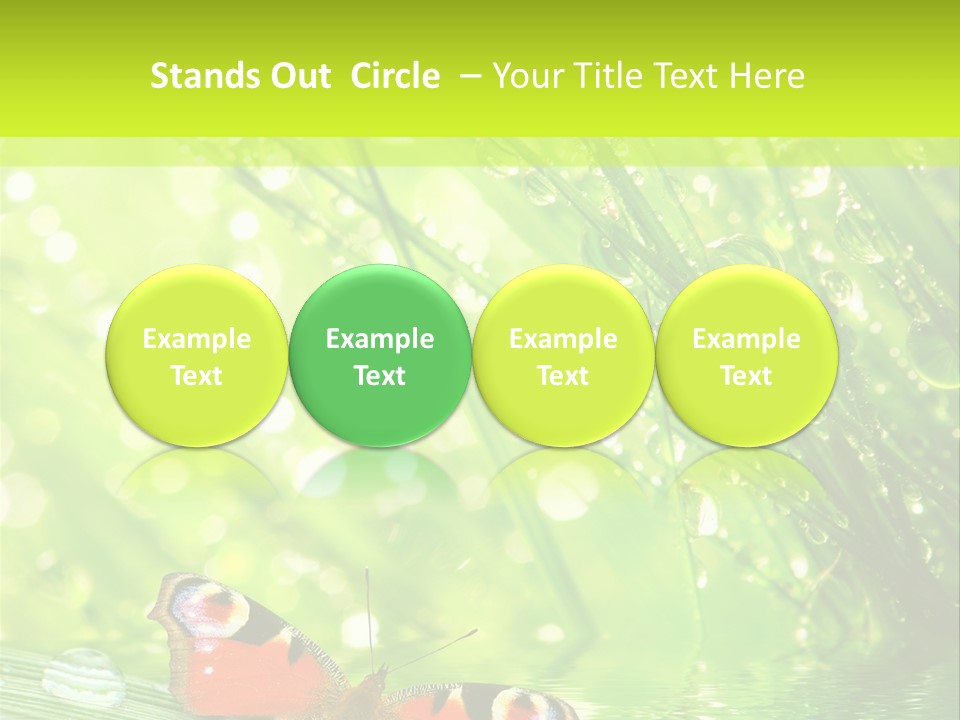 Closeup Weather Summer PowerPoint Template