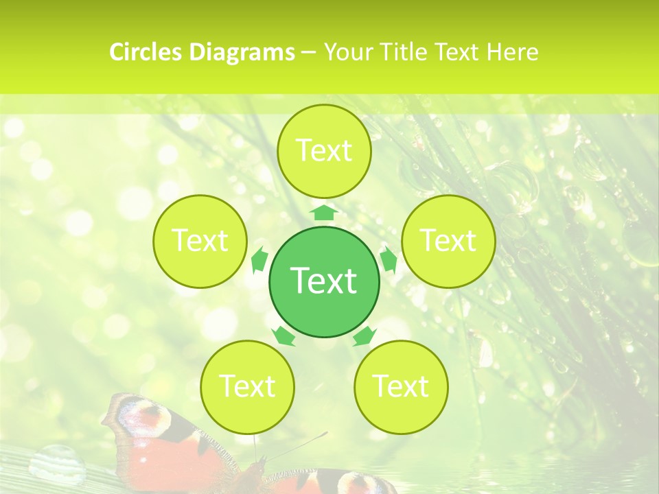 Closeup Weather Summer PowerPoint Template