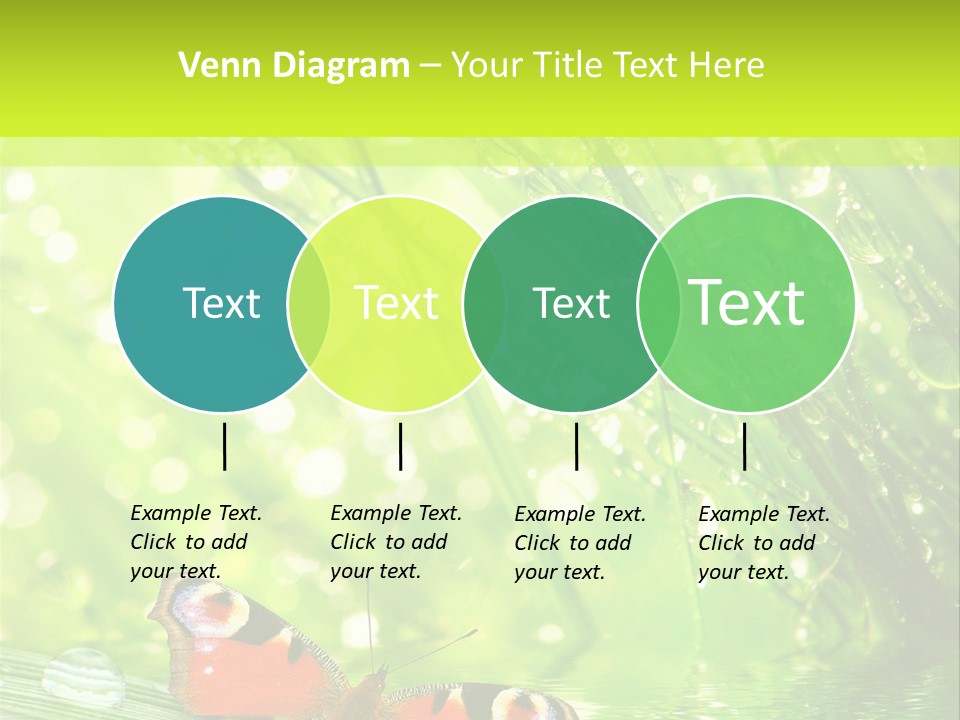 Closeup Weather Summer PowerPoint Template