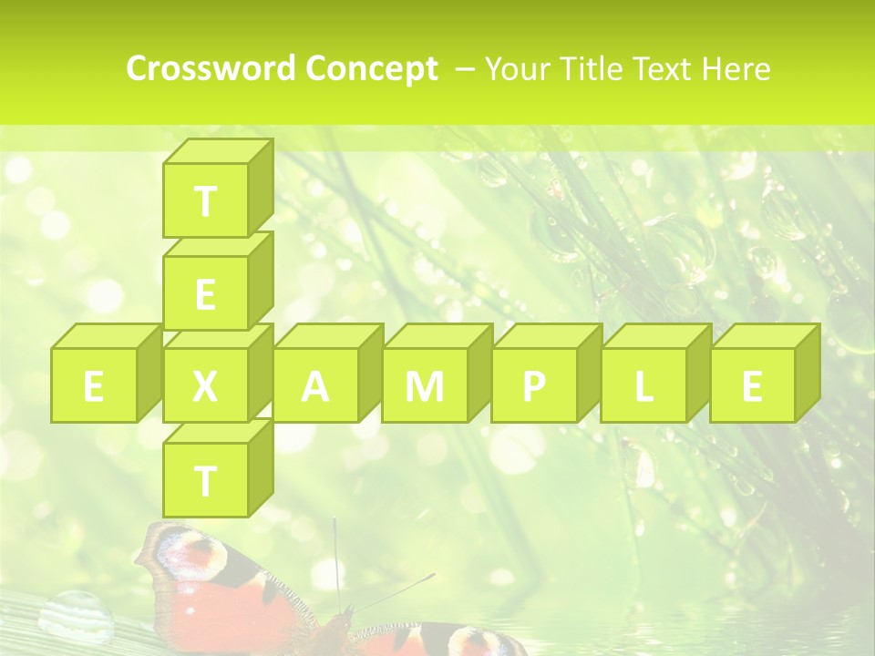 Closeup Weather Summer PowerPoint Template