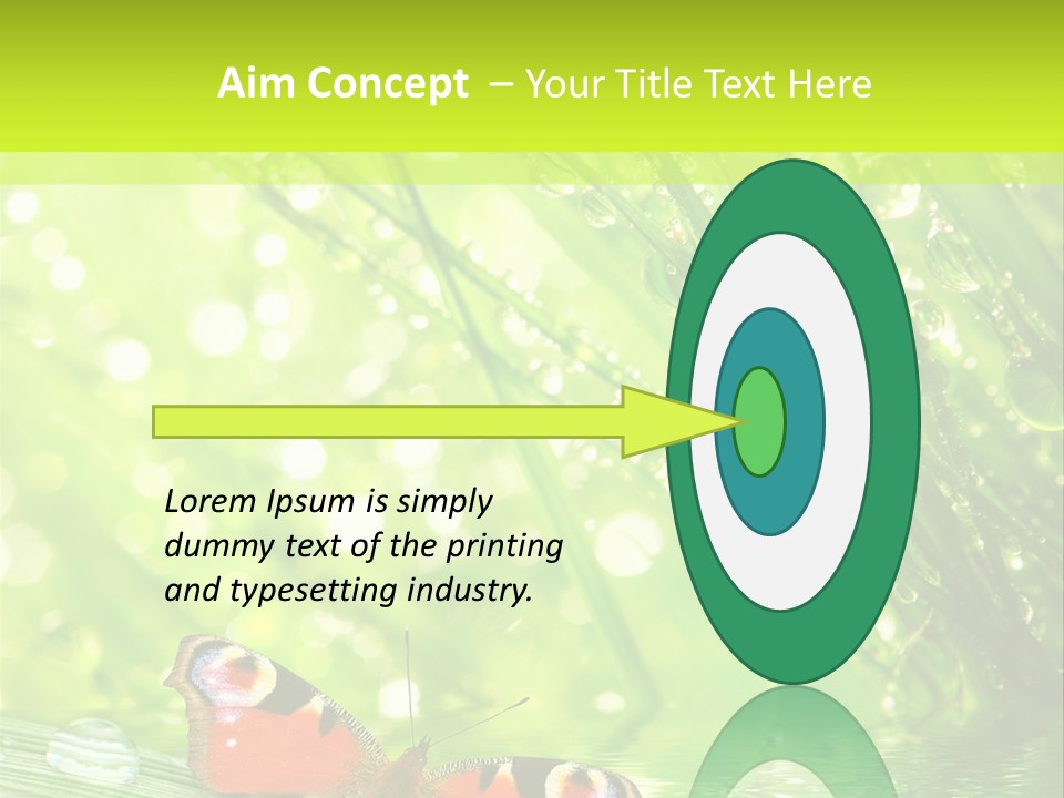 Closeup Weather Summer PowerPoint Template